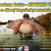 Kapr�rske preteky - Tandem Baits SPORTS CUP - 4 d�ov� priate�sk� kaprov� pretek