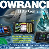 Velkosklad SPORTS predstavuje najnov�iu novinku - Dotykov� sonary Lowrance HDS7 GEN2 TOUCH