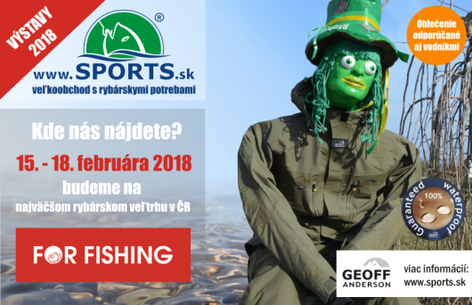 Budeme na IX. rybrskom vetrhu FOR FISHING 2018