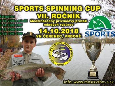 VII. ronk SPORTS SPINNING CUP EU 14.10.2018 na VN erenec