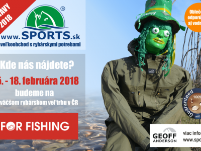 Budeme na IX. rybrskom vetrhu FOR FISHING 2018