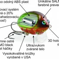 SAlmo chrob�ky - LIL BUG voblery skladom!! Jedine�n� vobler na lov r�b pr�vla�ou!