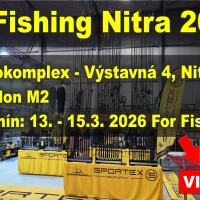 For Fishing Nitra 2026: Otestujte si pr�ty SPORTEX, sonary Lowrance, Simrad, oble�enie Geoff Anderson a kajaky na vlastnej ko�i!