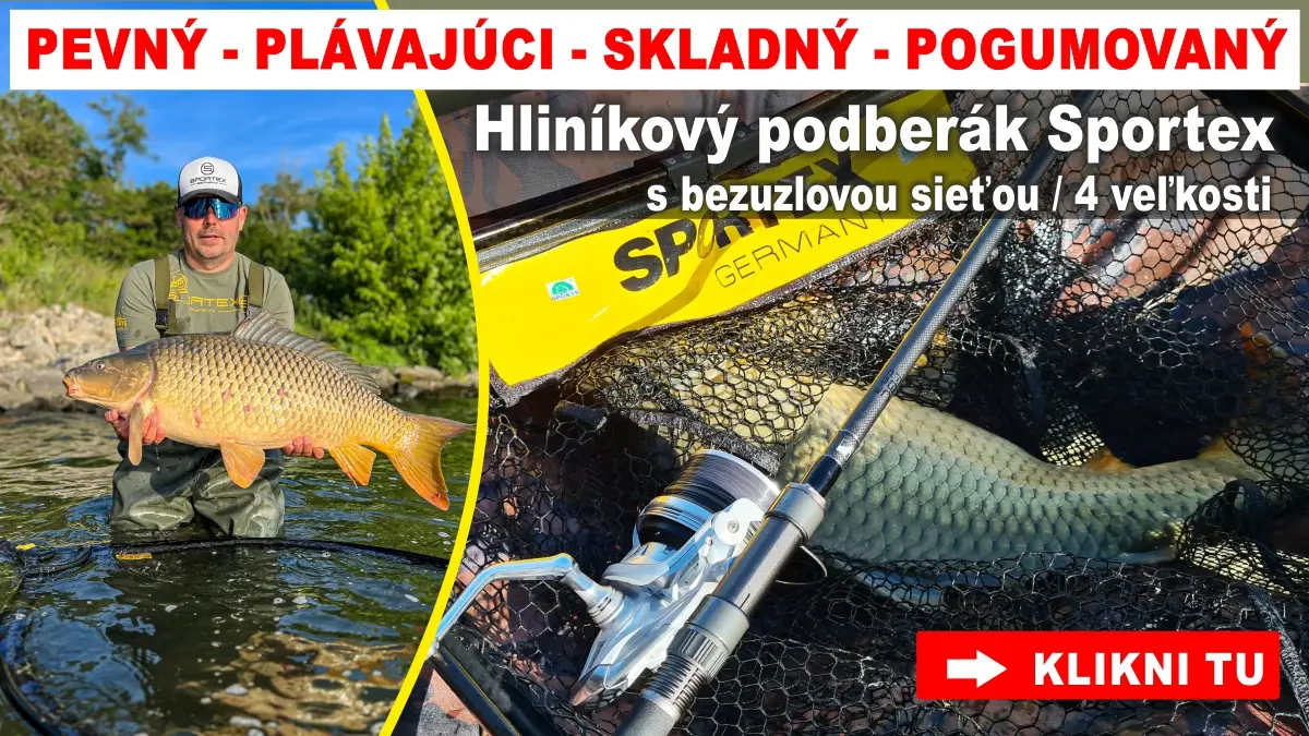 Sportex podberák do každej rybárskej výbavy
