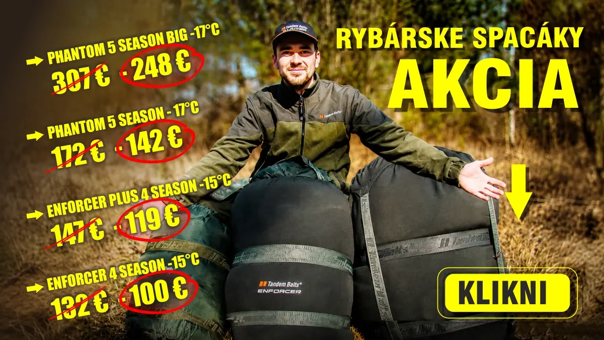 Rybárske spacáky AKCIA