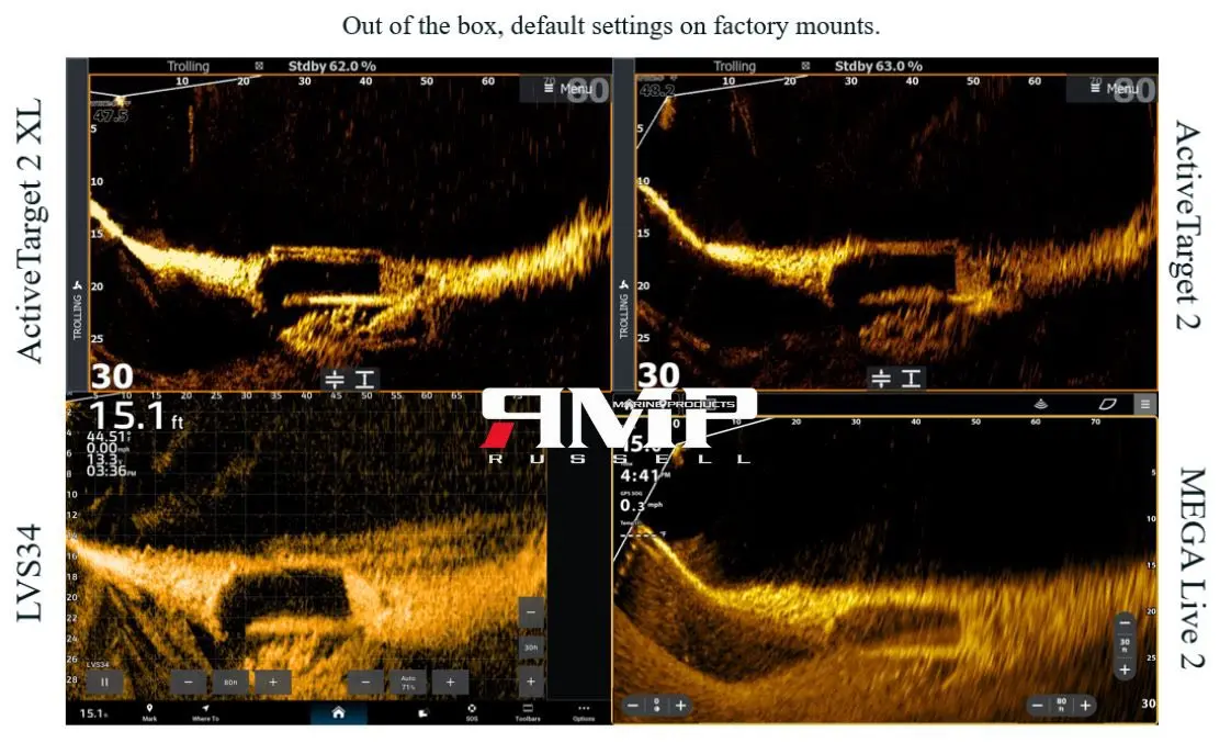 Porovnanie Forward re�imov sonarov (AT2XL, AT2, LVS34, ML2)