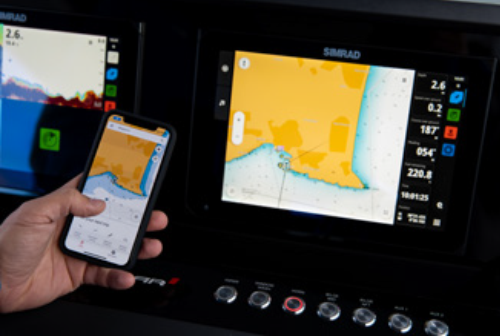 Integrovan s aplikciou Simrad Companion