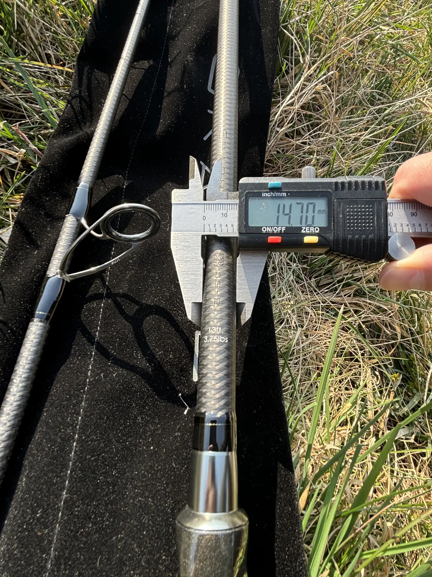 Sportex Graphenon CS-2 13ft 3,75lb - meranie hr�bky blanku s graf�nom