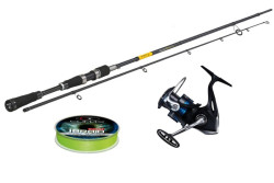 Set SPORTEX Black Pearl GT-3 2,1m/20g+SHIMANO Nexave+nra