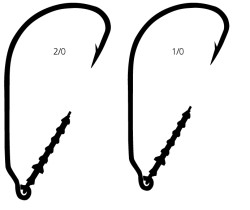 91768KH-2/0- soft bait hik-5ks-Mustad