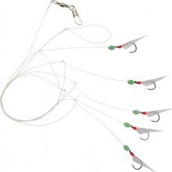 systm zebco Circle Hook Herring Leader real fish 2ks