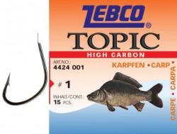 hik zebco topic carp # 2/0 - cena za balenie 15ks