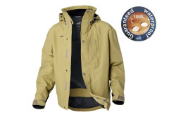 Detailn� zap�nanie nepremokavej bundy Geoff Anderson