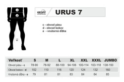  Nohavice Geoff Anderson Urus 7 �ierne