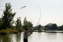 Ohyb pr�ta SPORTEX Hydra RS-3 baitcast pri zdol�van� ryby